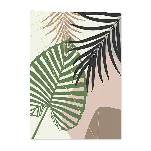 Tropical Plant Leaf Wall Art