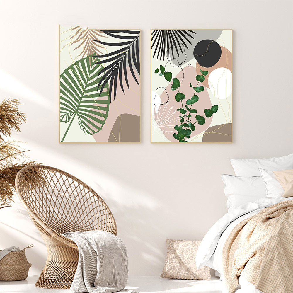 Tropical Plant Leaf Wall Art