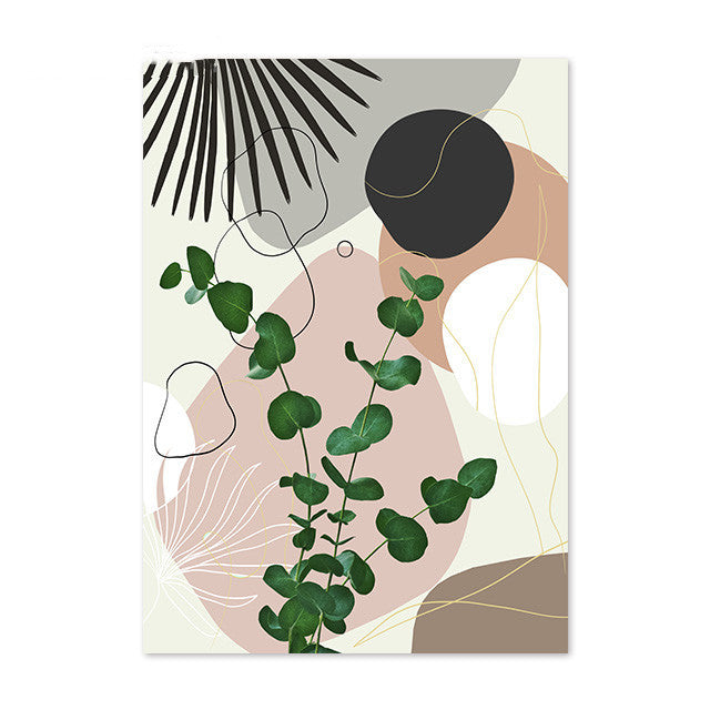 Tropical Plant Leaf Wall Art