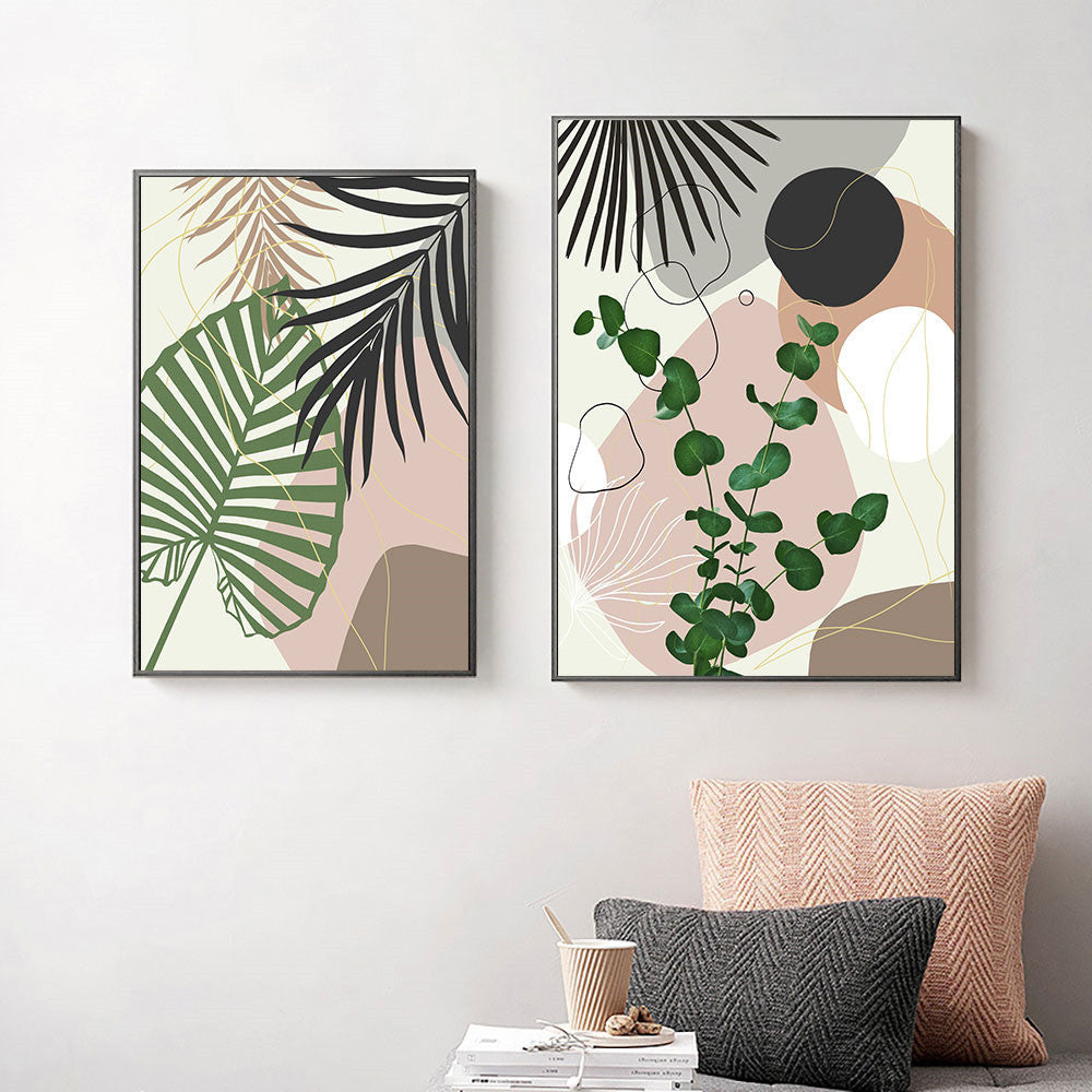 Tropical Plant Leaf Wall Art