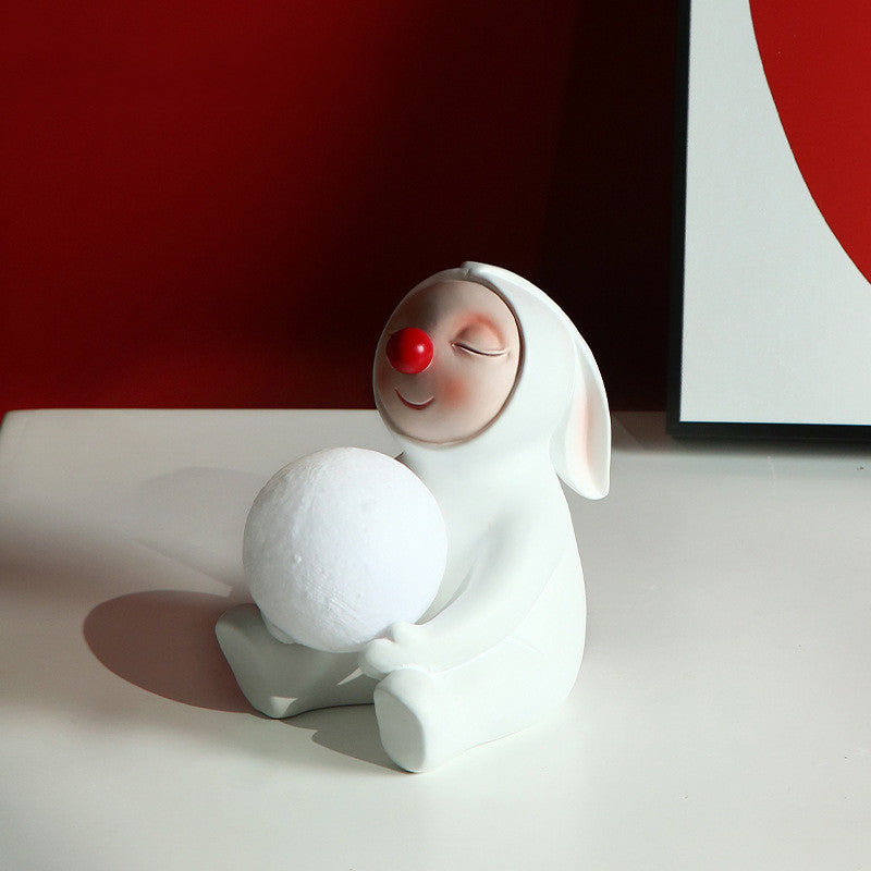 Cute Moon Ornament