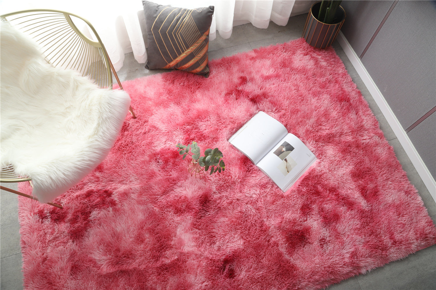 Plush Blanket Floor Mat