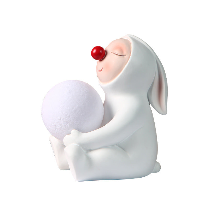 Cute Moon Ornament