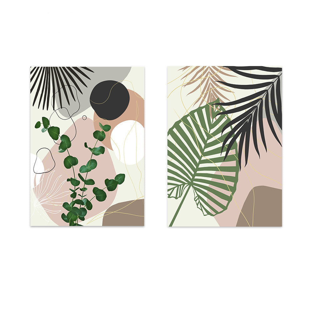 Tropical Plant Leaf Wall Art