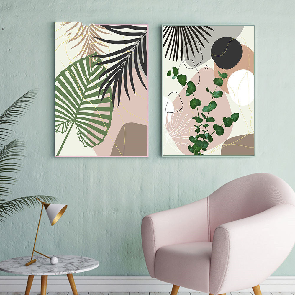 Tropical Plant Leaf Wall Art
